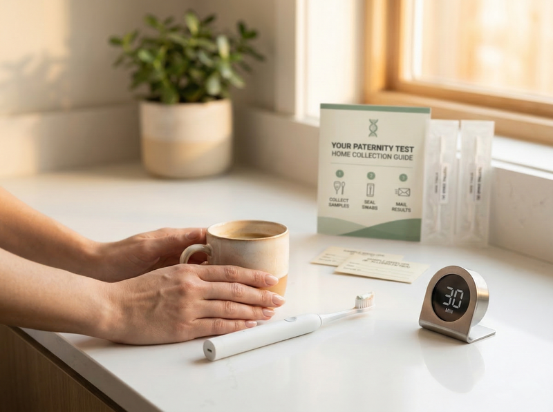 Příprava před odběrem DNA — nekuřte, nejeztte, nečistěte zuby